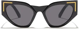 Vintage Cat Eye Sunglasses for Women Fashion Irregular Gradient Eyewear Shades Luxury Ladies Leopard Sun Glasses