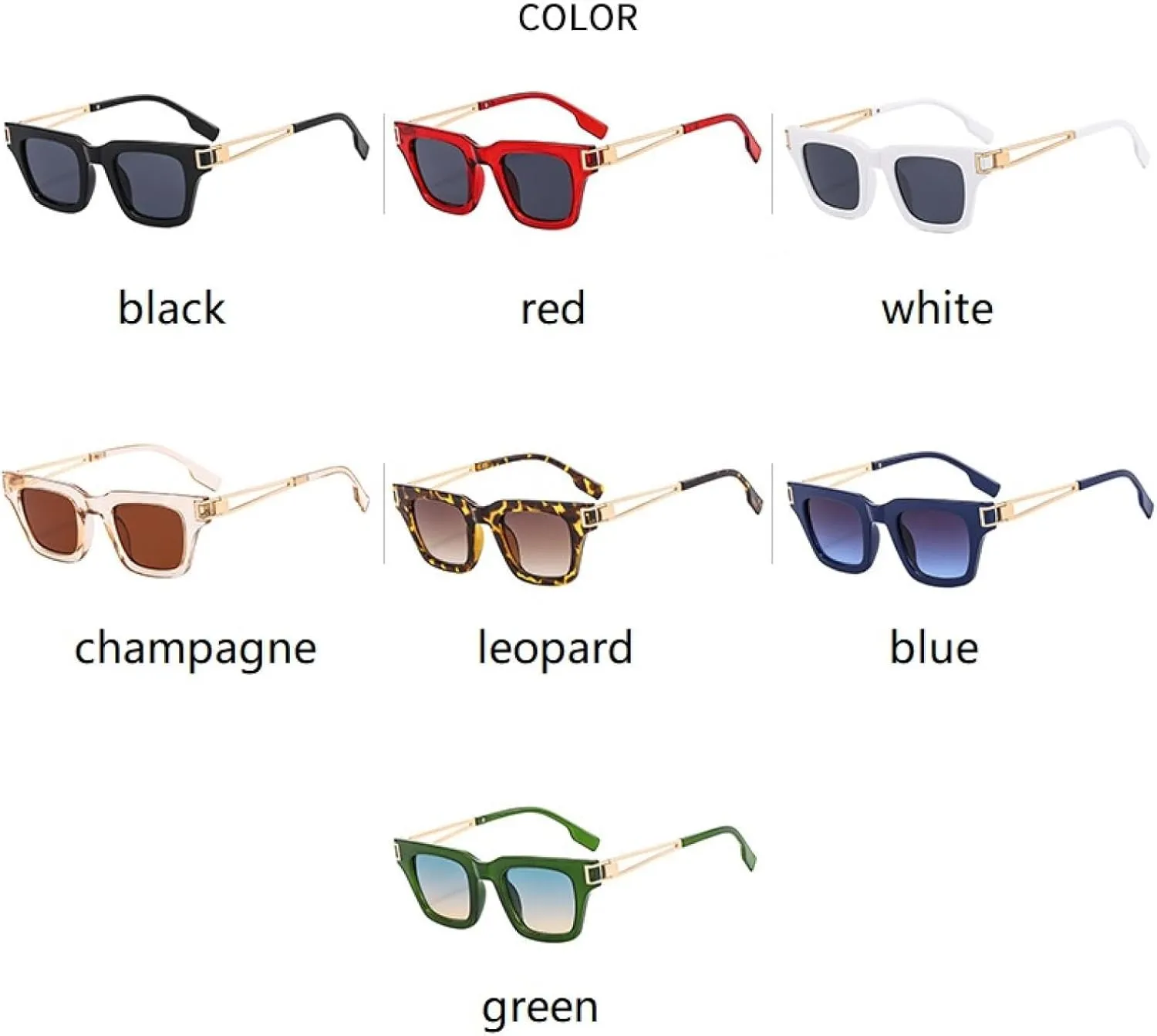 Vintage Sunglasses for Men Women Retro Sun Glasses Shades Eyewear Uv400