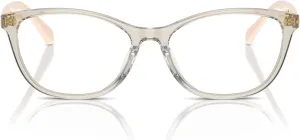 Vogue Eyewear Women's VO5502D Cat Eye Prescription Eyewear Frames, Transparent/Demo Lens, 54 mm