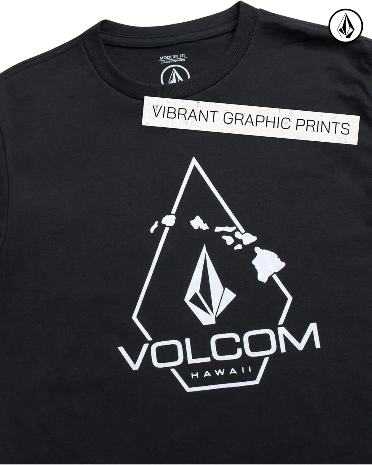 Volcom Boys T Shirt - Cotton Blend Short Sleeve Graphic Tees Casual Graphic T Shirts - Cool Shirts for Boys (Size 8-16)