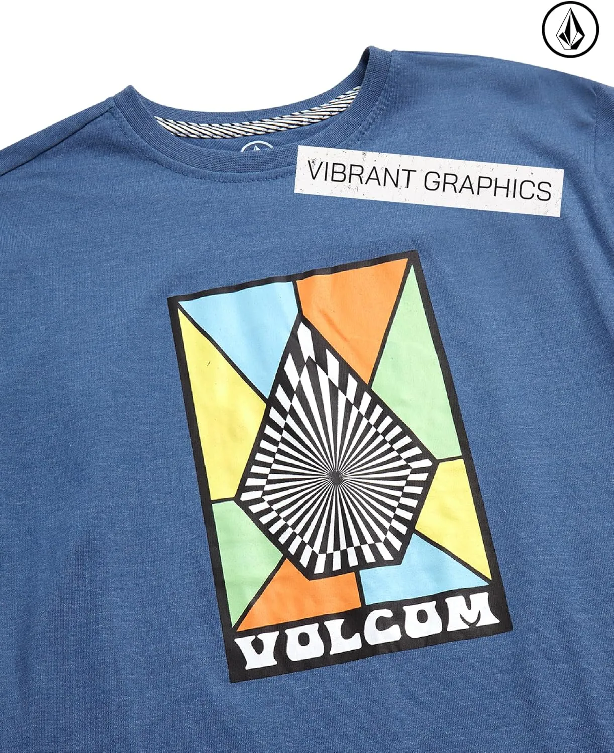 Volcom Boys T Shirt - Cotton Blend Short Sleeve Graphic Tees for Boys - Cool Casual Graphic T Shirts (Sizes: 8-16)