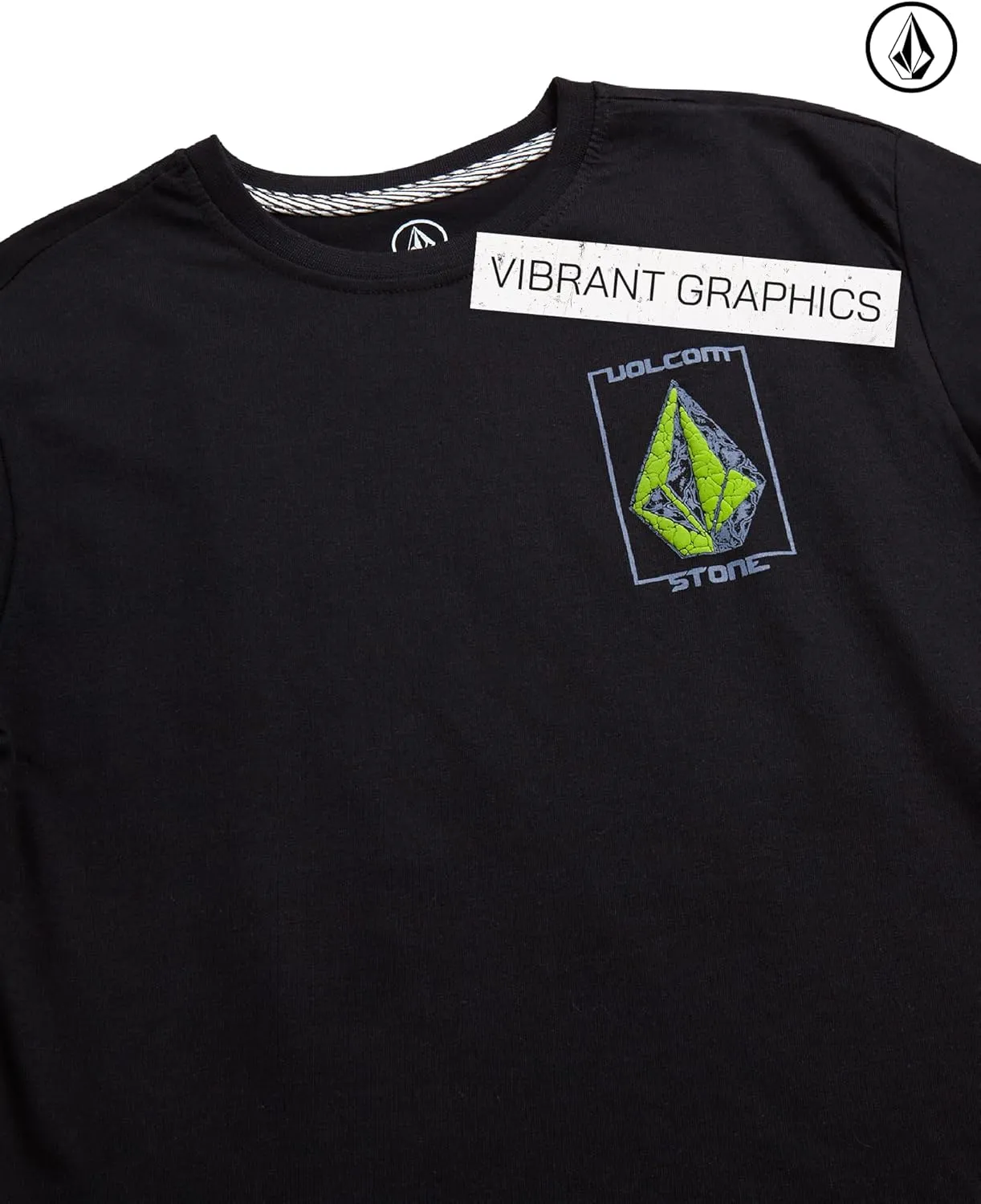 Volcom Boys T Shirt - Cotton Blend Short Sleeve Graphic Tees for Boys - Cool Casual Graphic T Shirts (Sizes: 8-16)