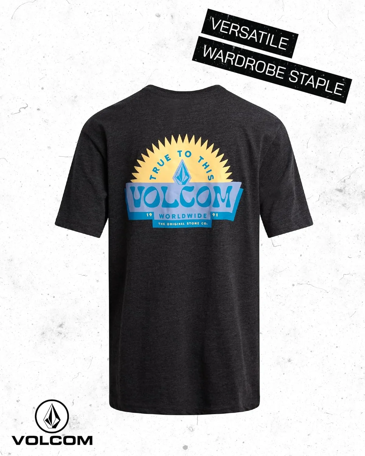 Volcom Boys T Shirt - Cotton Blend Short Sleeve Graphic Tees for Boys - Cool Casual Graphic T Shirts (Sizes: 8-16)