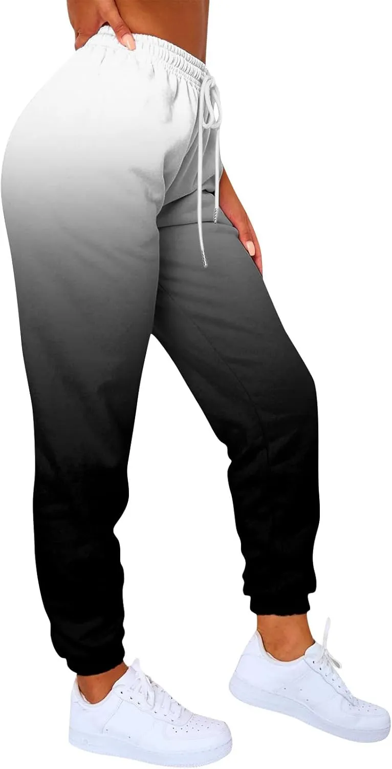 Women Baggy Sweatpants for Girls Teen high Waisted y2k Joggers Streetwear Pockets 2024 Cargo Pants Drawstring Bottoms