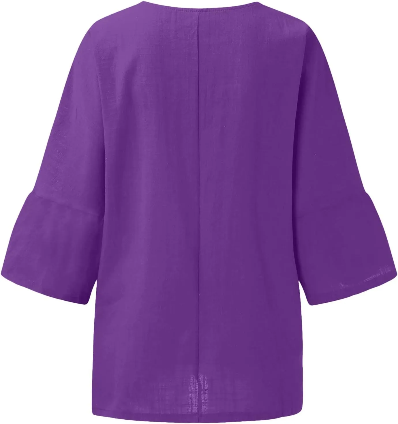 Women Cotton Linen Tops Causal Summer Short Sleeve Oversized T Shirts V Neck Loose Blouses 2025 Trendy Outfits