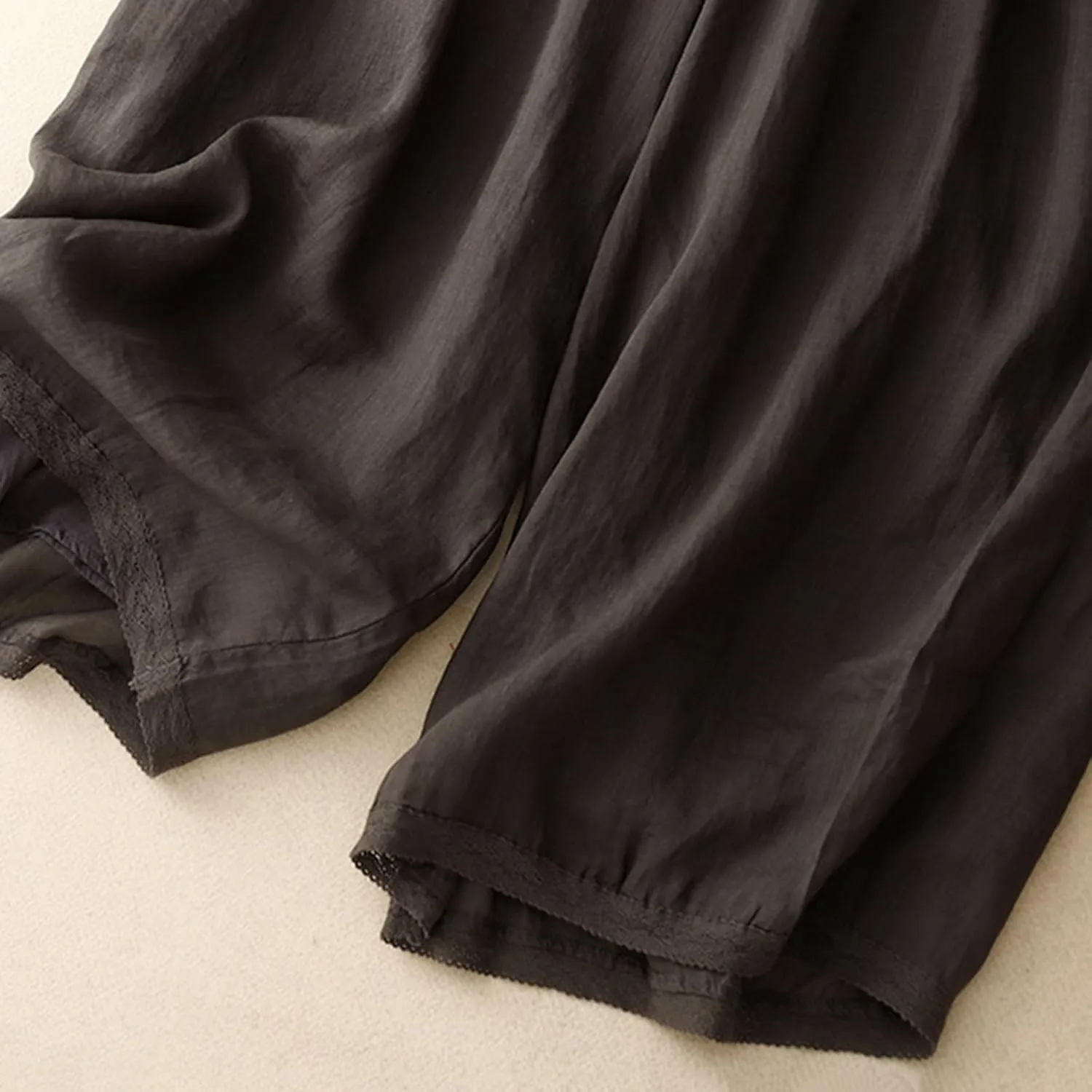 Women Palazzo Pants 2024 Trendy Wide Leg Linen Pants Summer Casual Culottes Gaucho Pants Dressy Causal Clothes 2024
