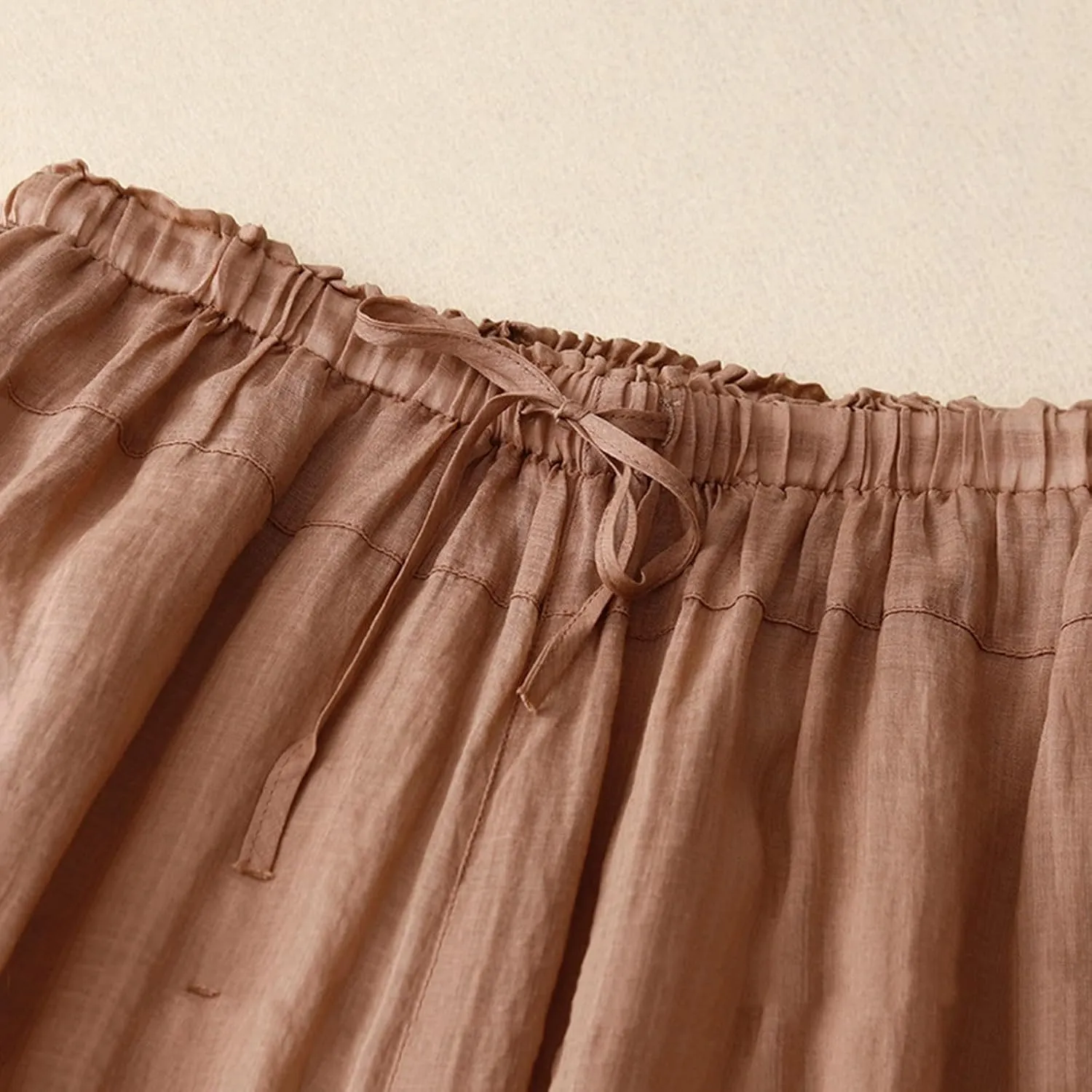 Women Palazzo Pants 2024 Trendy Wide Leg Linen Pants Summer Casual Culottes Gaucho Pants Dressy Causal Clothes 2024