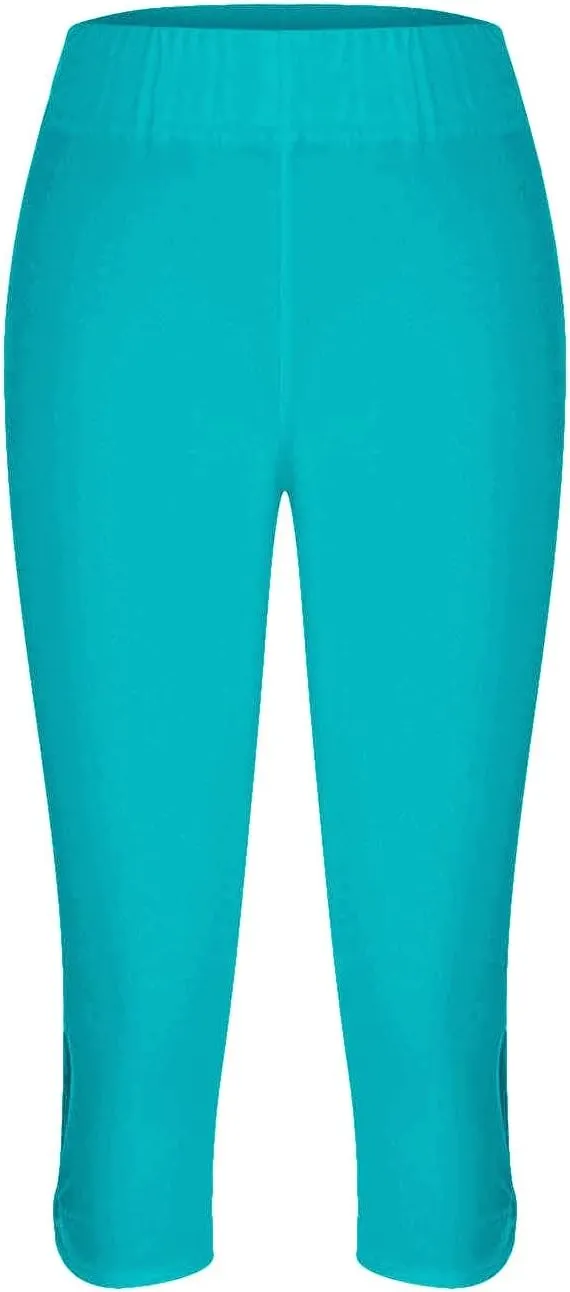 Womens Capris Summer Dressy Cropped High Waist Yoga Pants Fashion Casual Stretch Pull On Workout Crop Capri Leggings