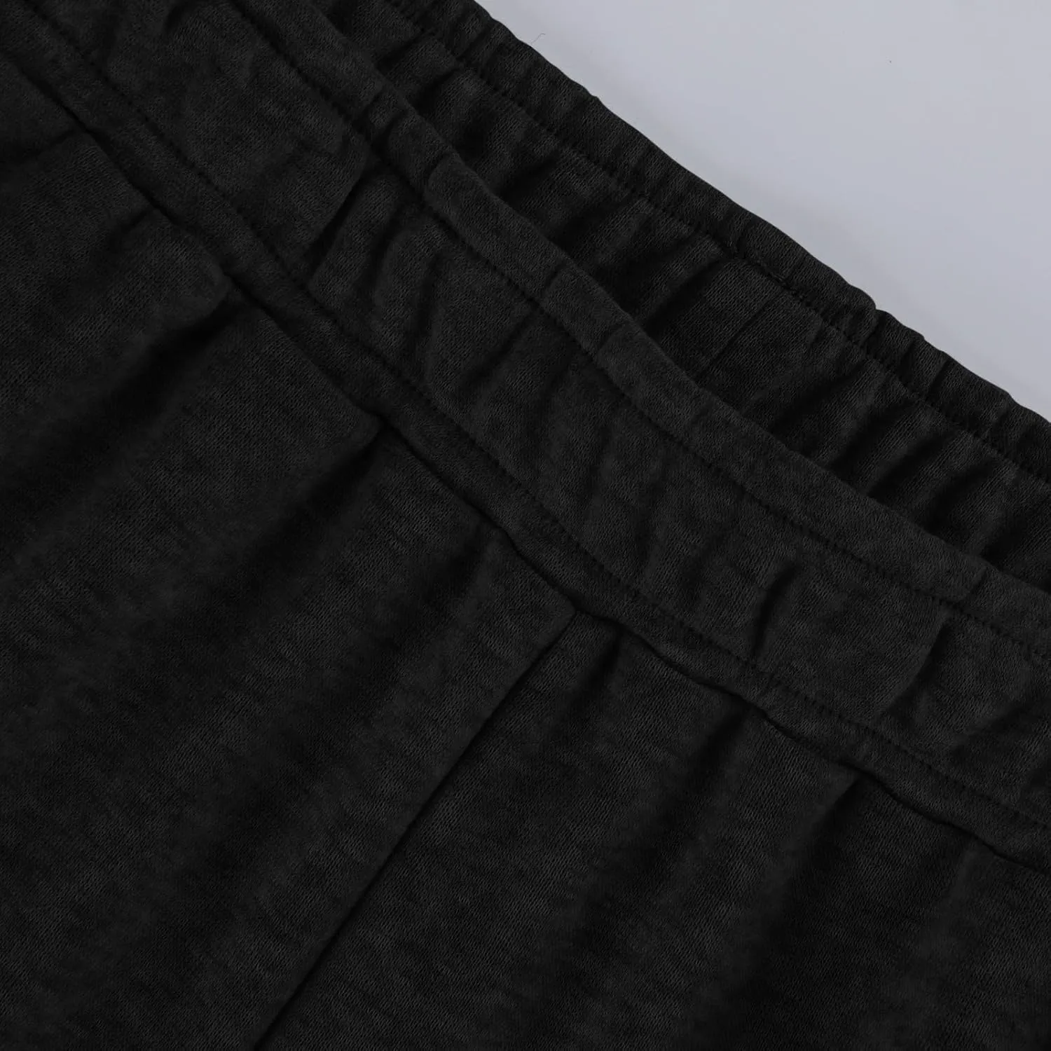 Womens Cargo Sweatpants Oversized Fleece Joggers with Pockets Elastic Waist Cargo Pants Baggy Straight Leg Sweatpants