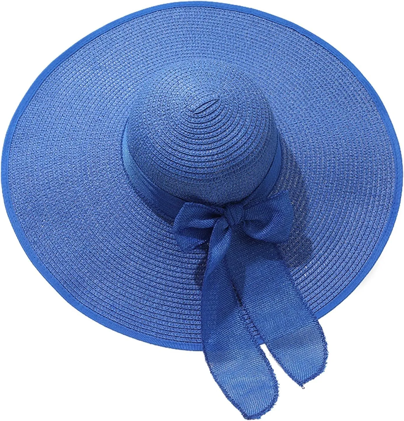 Womens Derby Hats Wide Brim Bowknot Church Tea Party Easter Bonnets Fascinator Ladies Fashion Summer Beach Cap