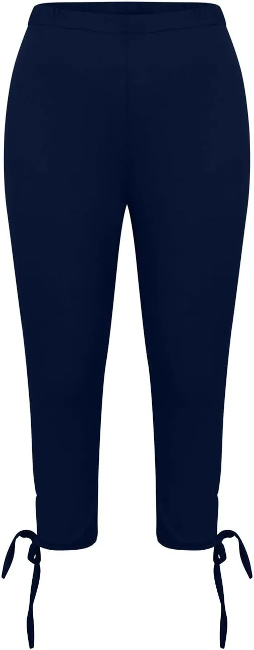 Womens Elastic Casual Scrunch Leggings High Waist Butt Beach Floral Tights Tummy Control Workout Ladies Yoga Pants