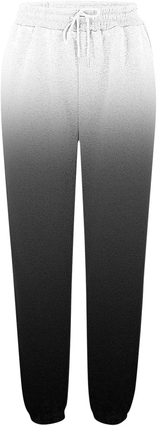 Womens Fashion Casual Cargo Pants Sweatpants Baggy Fleece High Waisted Joggers Pants Y2k Vintage Comfy Tie Dye Lounge