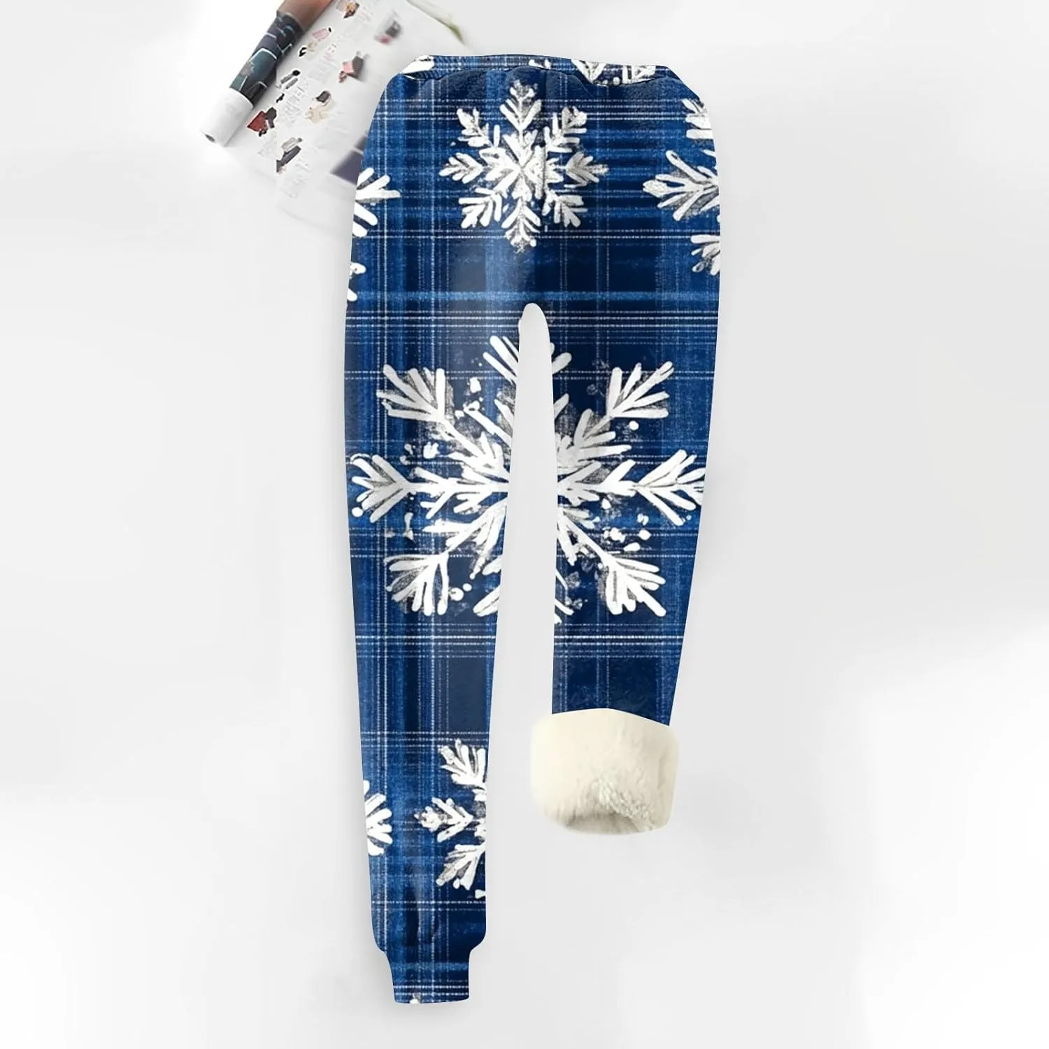 Womens Fleece Sweatpants Petite Length Winter Warm Christmas Joggers Pants Sherpa Lined Athletic Active Sweatpants