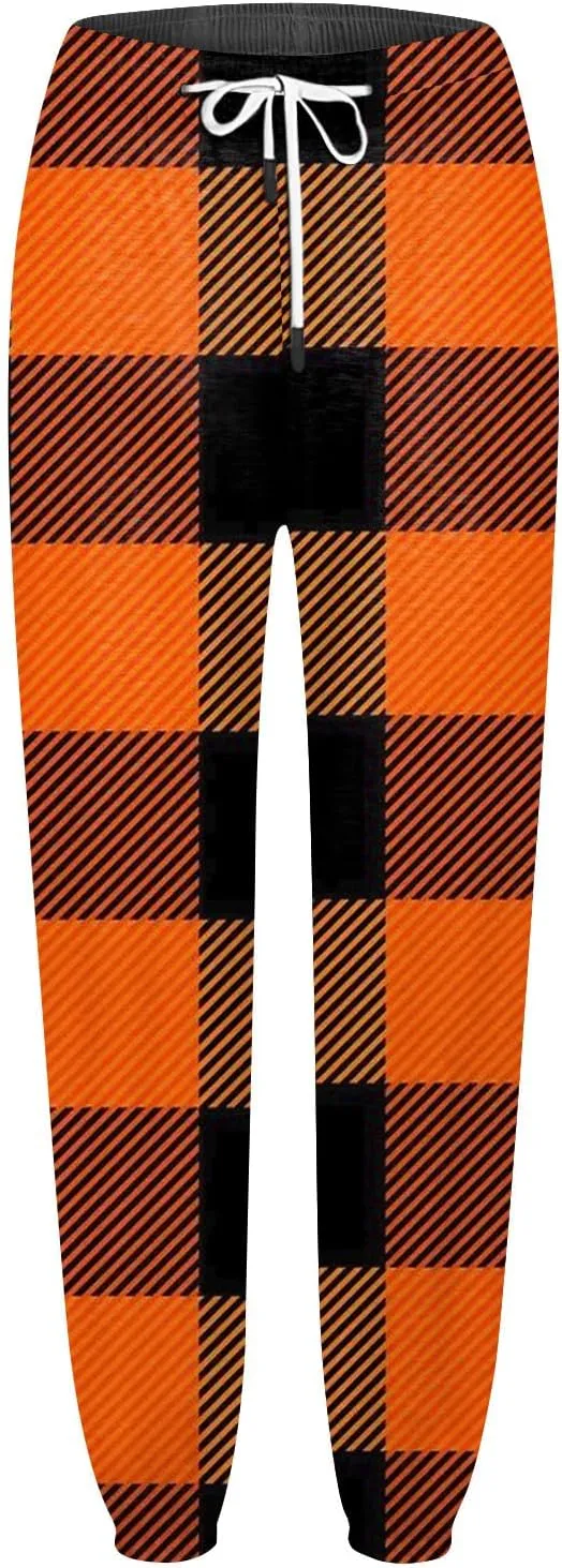 Womens Joggers Pants with Pockets Wide Leg Sweatpants for Women Spider Wed Graphics Plus Size Y2k Lounge Pants