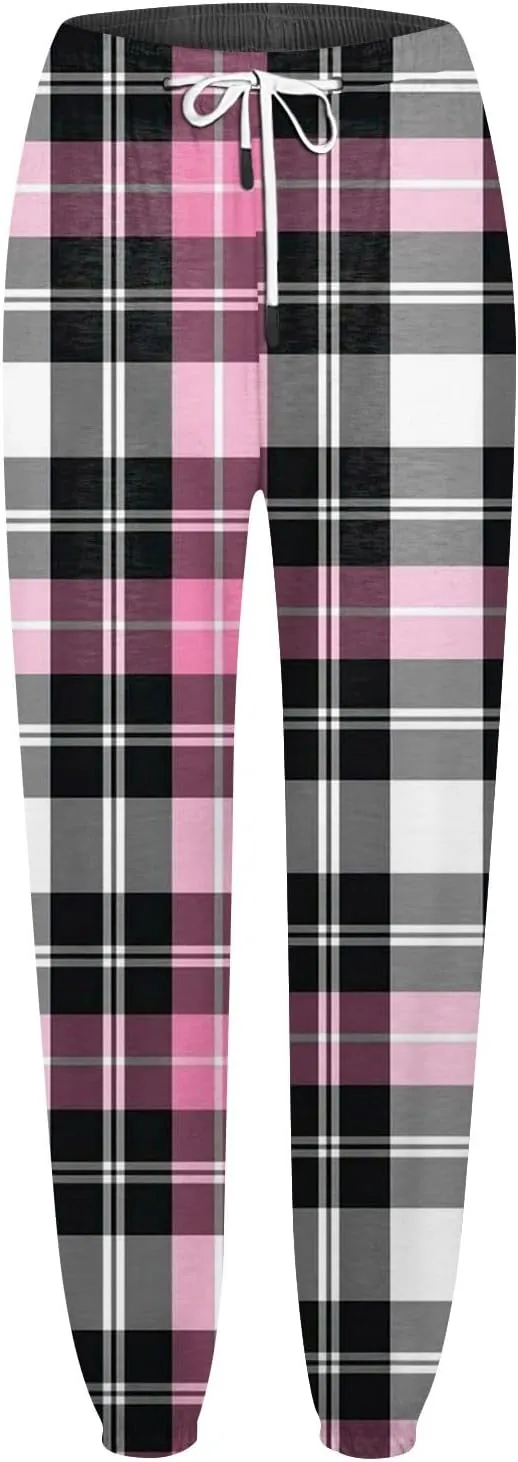 Womens Joggers Pants with Pockets Wide Leg Sweatpants for Women Spider Wed Graphics Plus Size Y2k Lounge Pants