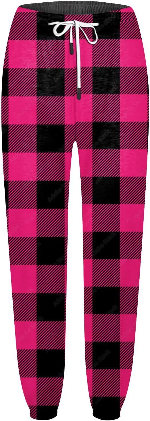 Womens Joggers Pants with Pockets Wide Leg Sweatpants for Women Spider Wed Graphics Plus Size Y2k Lounge Pants
