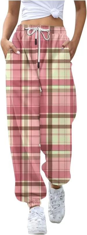 Womens Joggers Pants with Pockets Wide Leg Sweatpants for Women Spider Wed Graphics Plus Size Y2k Lounge Pants