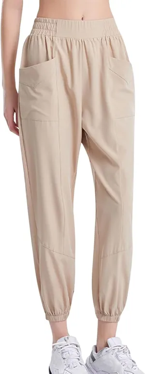 Women's Pants with Pockets High Waisted Lounge Casual Wide Leg Drawstring Sweatpant Baggy 2024 Trendy Baggy Bottom