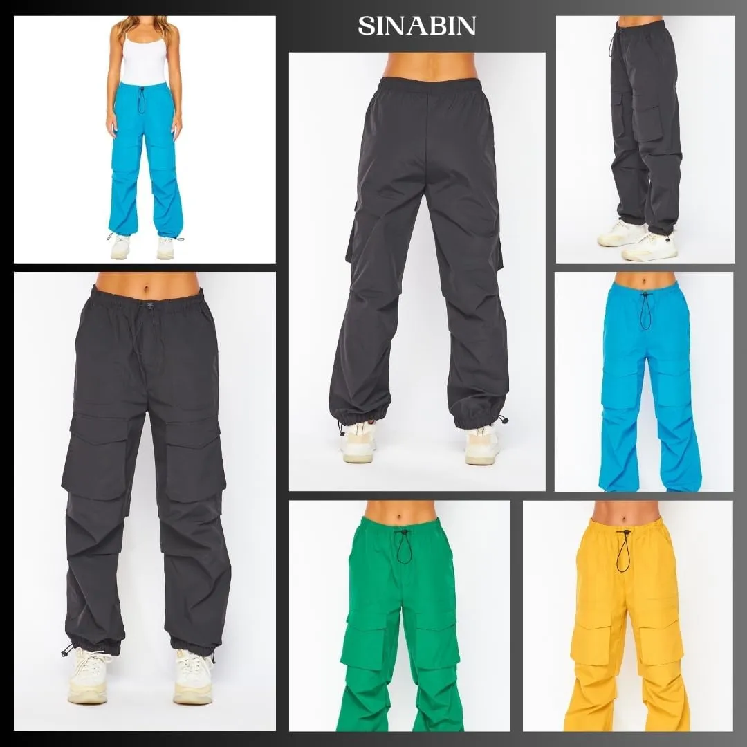 Women's Parachute 3D Cargo Pocket Jogger