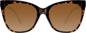 WOWSUN Large Polarized Cat Eye Sunglasses for Women