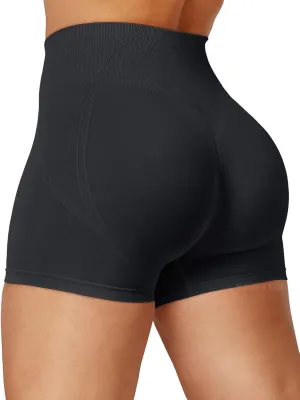 YEOREO Dora Seamless Scrunch Workout Shorts for Women High Waisted Butt Lifting Gym Yoga Biker Shorts