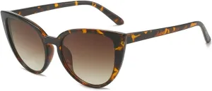 ZENYS Men and Women Vintage Cat Eye Outdoor Vacation Fashion Sunglasses (Color : 2, Size : 1)