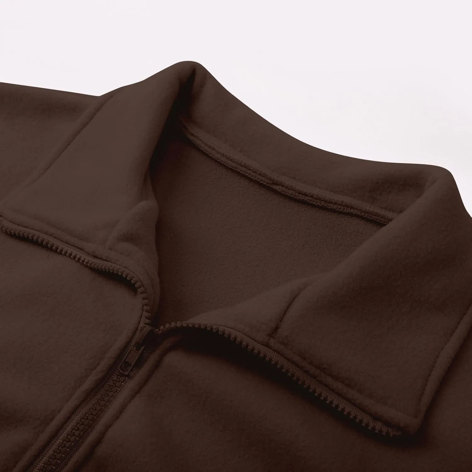 Zip Up Hoodie Women Oversized Sweatshirt Fleece Cropped Jacket Trendy Fleece Jacket Workout Coat Women Jacket