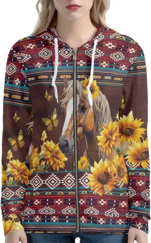 ZOUTAIRONG Trendy Zip Up Jacket Hoodies for Teen Girls Fall Clothes XS-5XL Activewear Fashion Tops Y2K Clothing